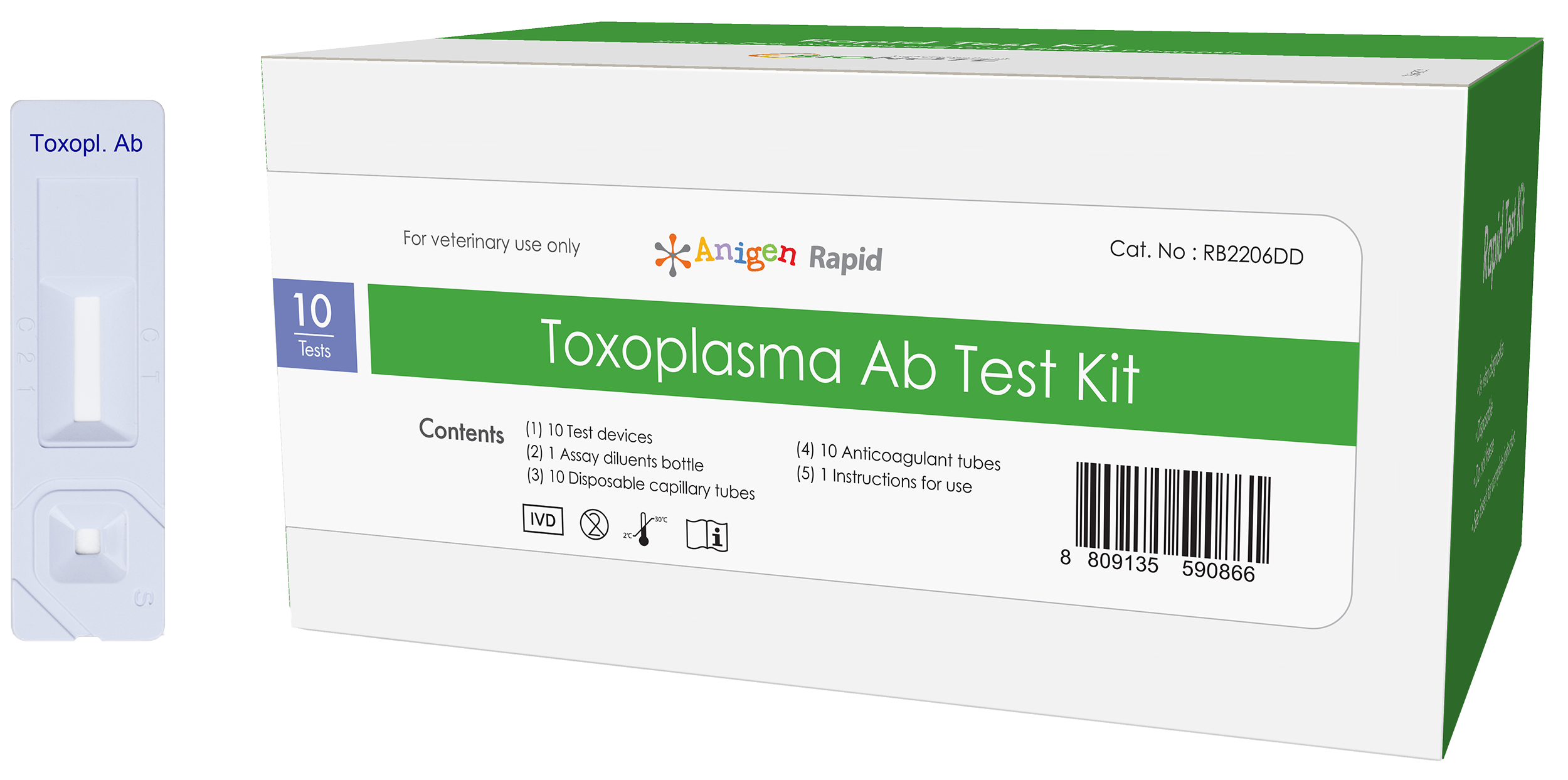 Антитела к Toxoplasma gondii кошек